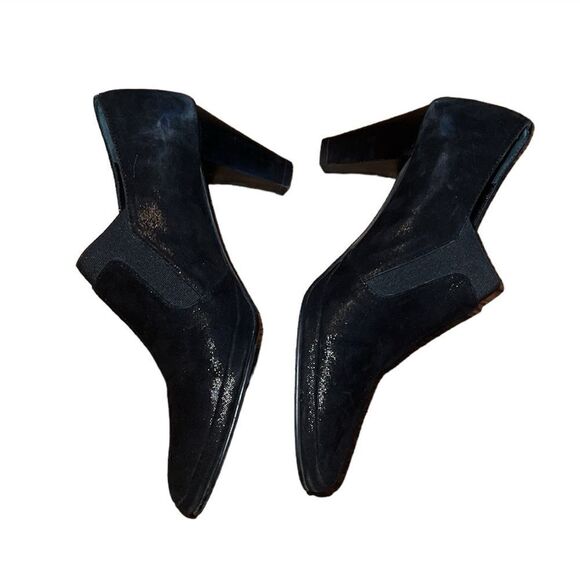 Amalfi Black Fabric Boots Size 10 M - Picture 4 of 5